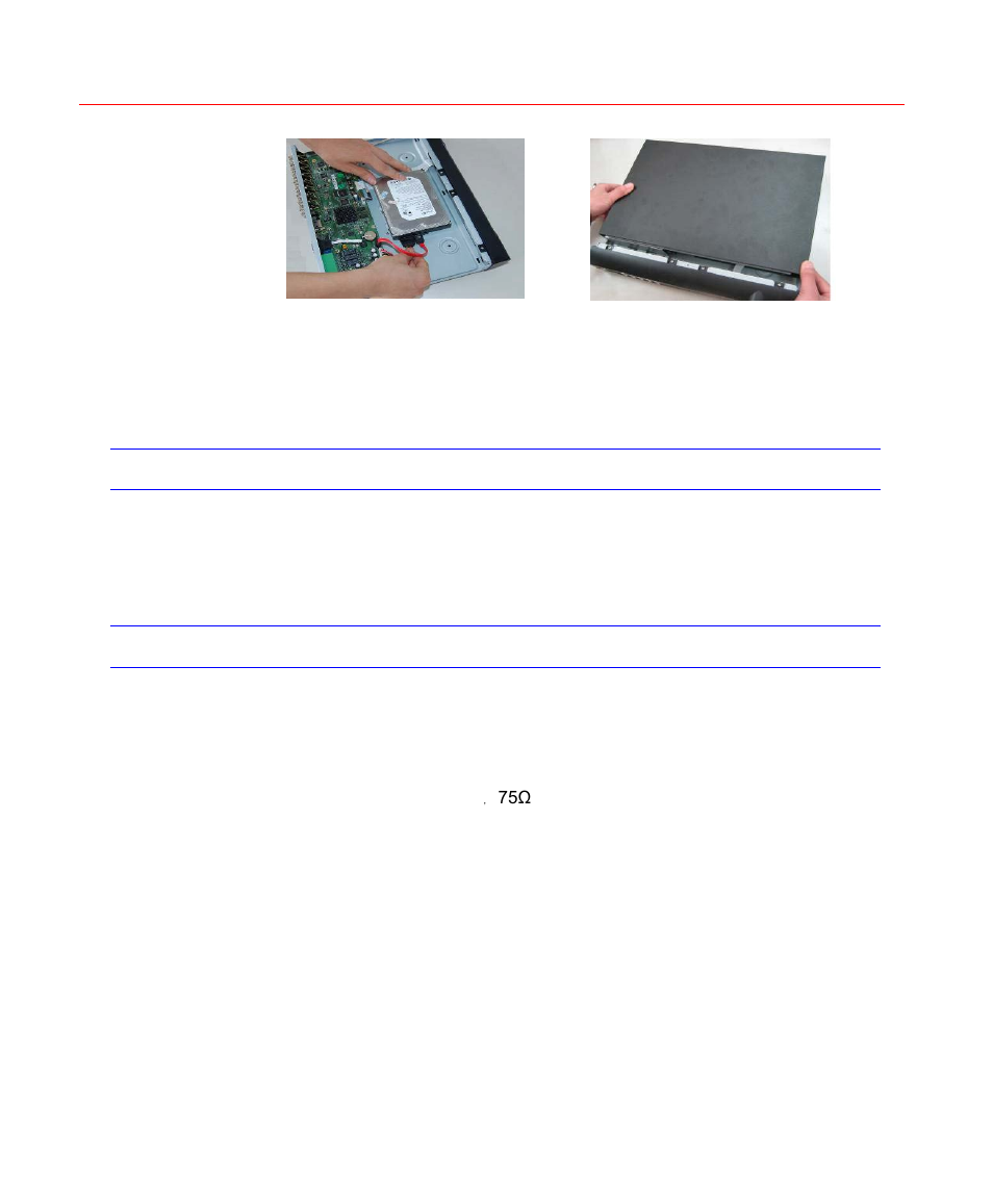 Connecting power supply, Connecting video input and output devices, Connecting video input | Installation and connections | Honeywell HD-DVR-1016 User Manual | Page 32 / 182