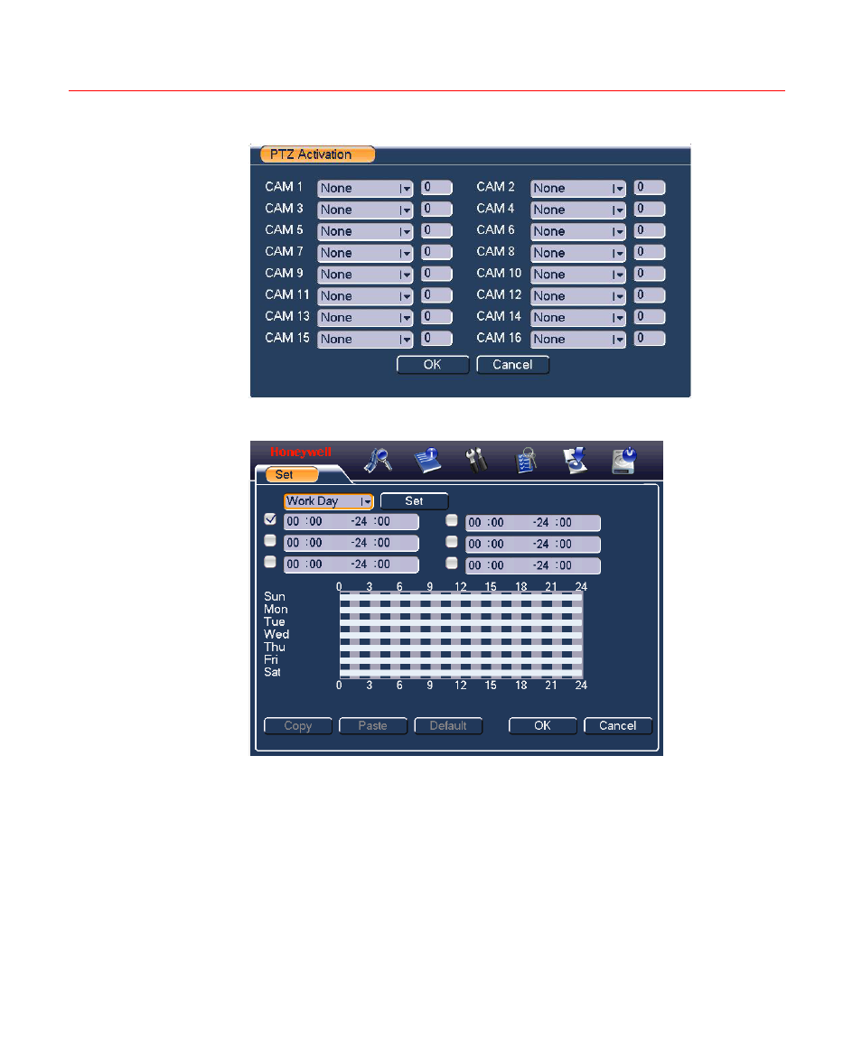 Figure 4-17, Figure 4-18, Overview of navigation and controls | Honeywell HD-DVR-1016 User Manual | Page 58 / 182