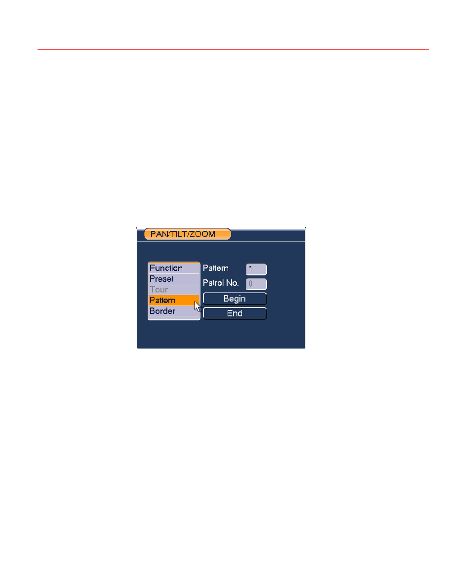 Activate patrol (tour), Pattern setup, Activate pattern function | Auto scan setup, Overview of navigation and controls | Honeywell HD-DVR-1016 User Manual | Page 74 / 182