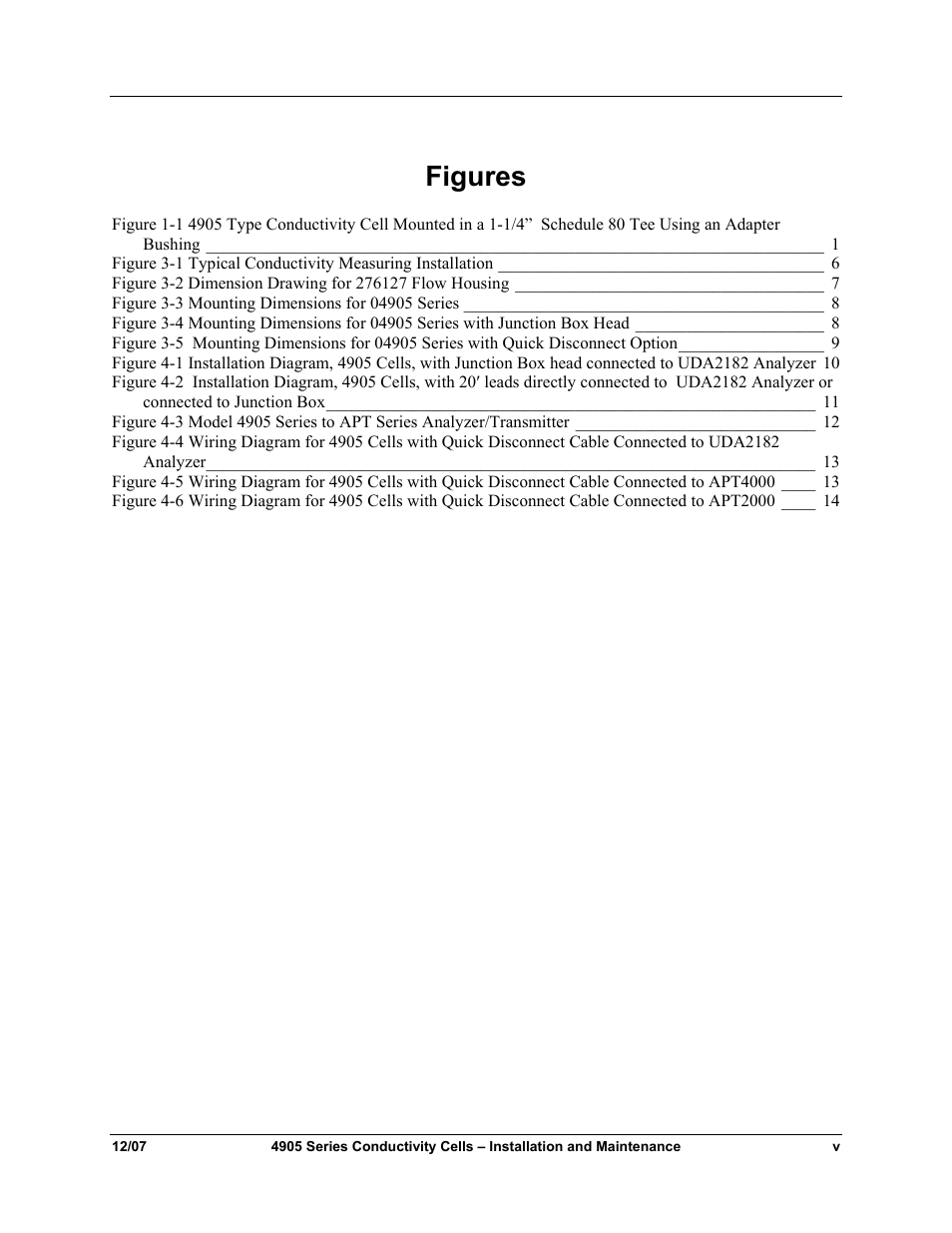 Figures | Honeywell 4905 Style Conductivity Cells 70-82-25-18 User Manual | Page 5 / 26