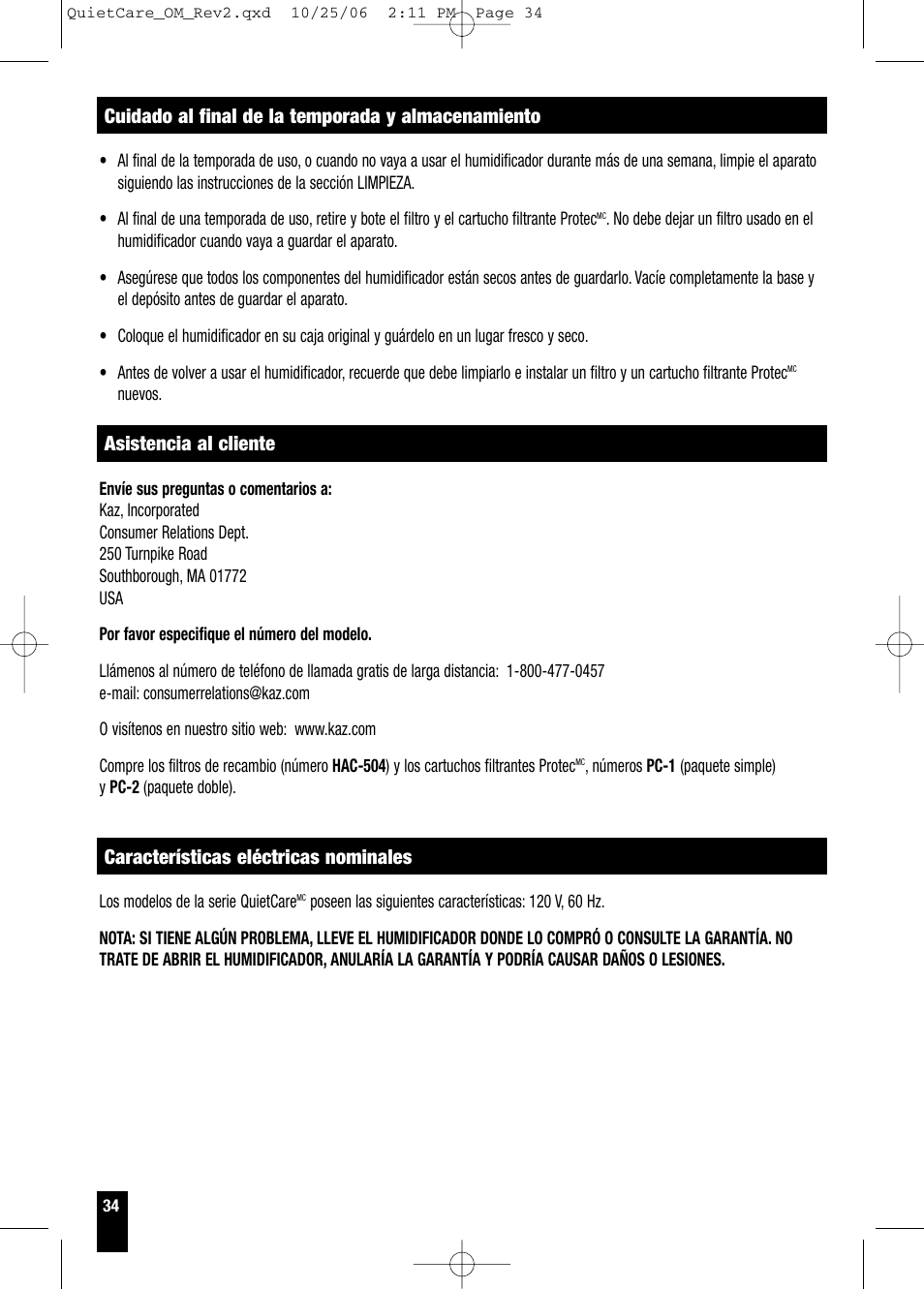 Honeywell HCM-630 Series User Manual | Page 34 / 36