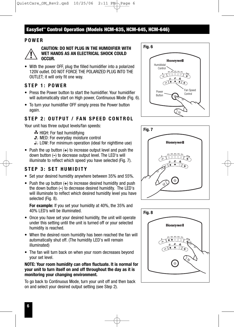 Honeywell HCM-630 Series User Manual | Page 6 / 36