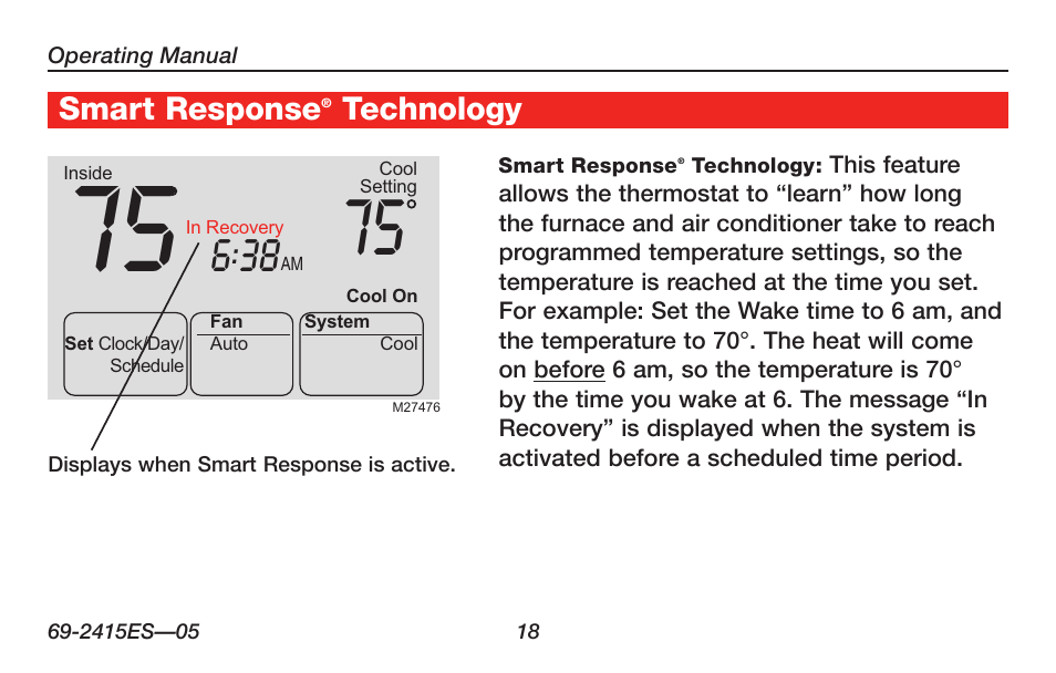 Honeywell RTH6350 User Manual | Page 20 / 56