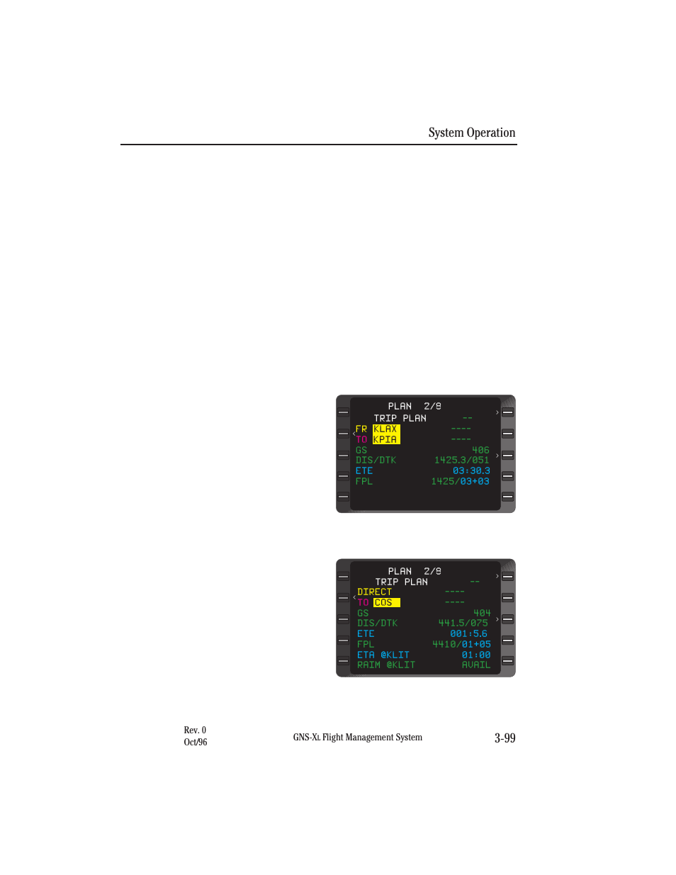 System operation 3-99 | Honeywell GNS-XL User Manual | Page 217 / 353