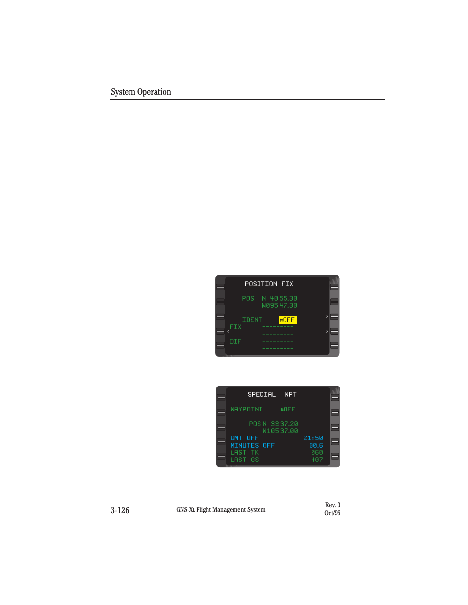 Loss of power in flight, System operation 3-126 | Honeywell GNS-XL User Manual | Page 244 / 353