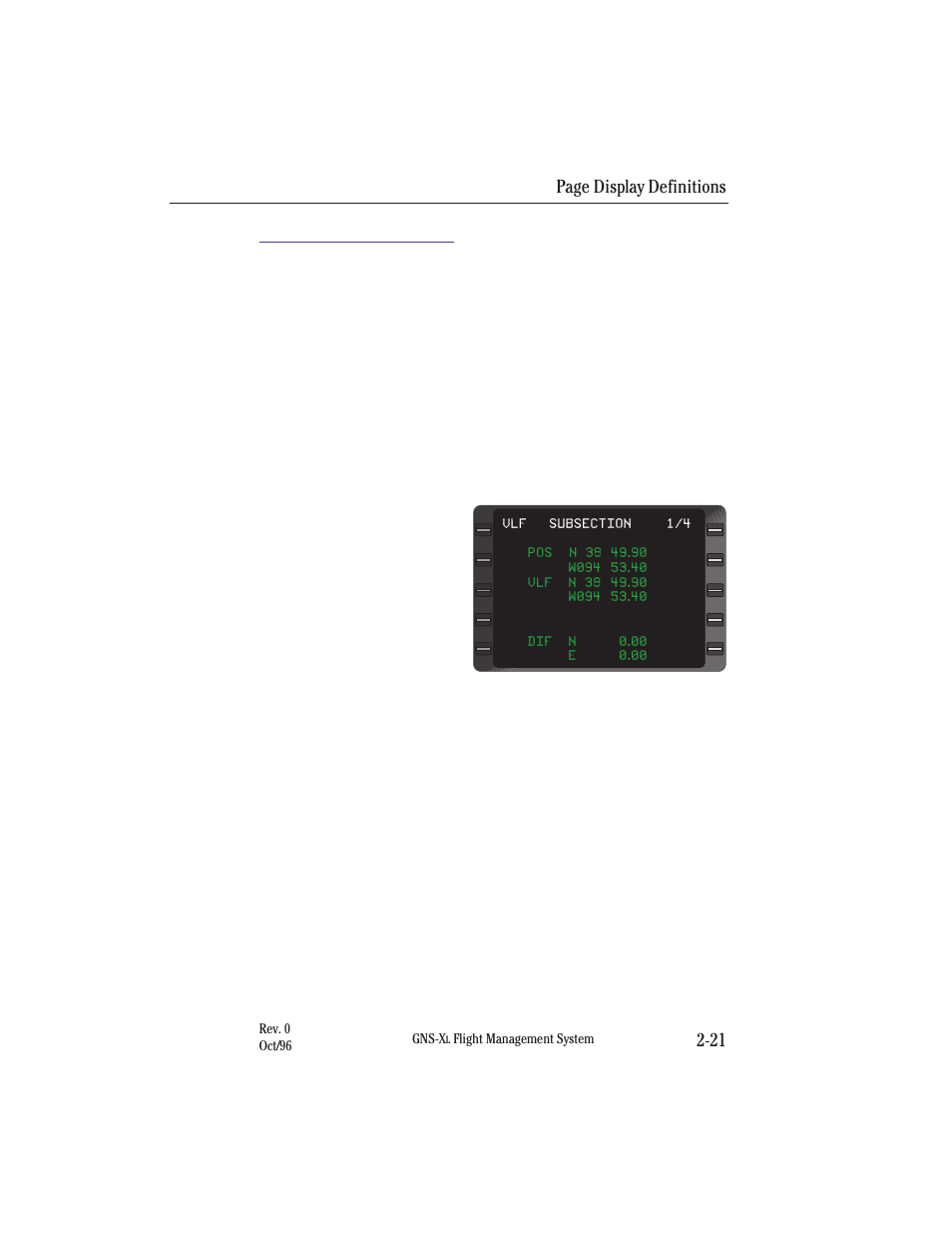 Page display definitions 2-21 | Honeywell GNS-XL User Manual | Page 52 / 353