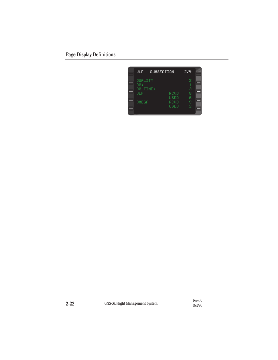 Page display definitions 2-22 | Honeywell GNS-XL User Manual | Page 53 / 353