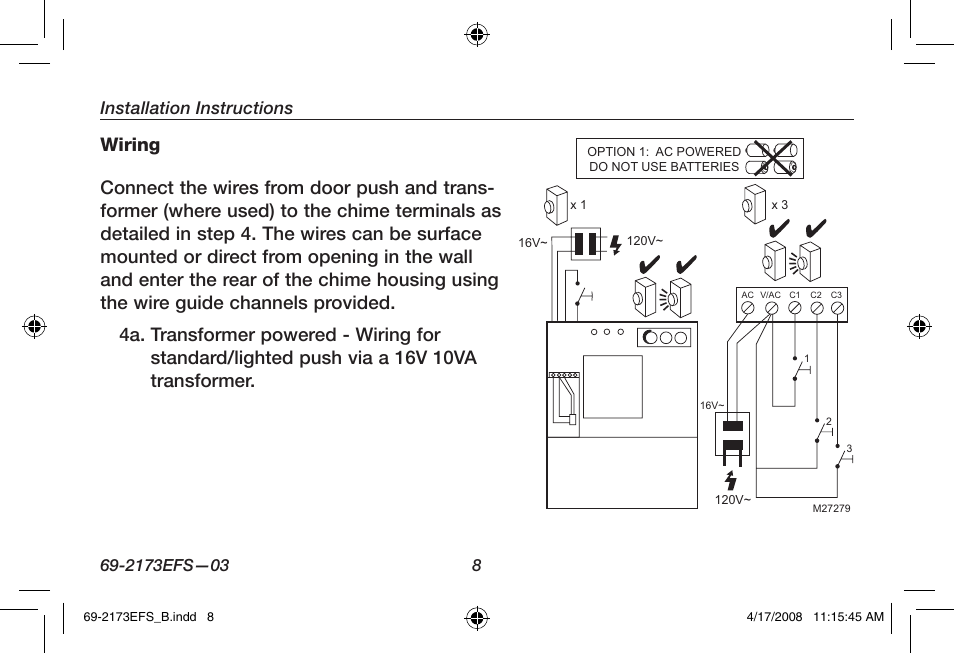 Installation instructions | Honeywell RCW25 User Manual | Page 10 / 68
