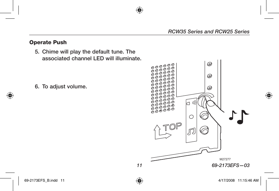 Honeywell RCW25 User Manual | Page 13 / 68