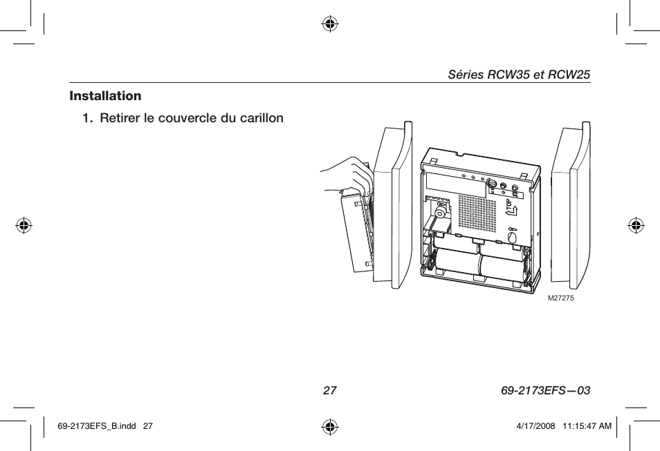 Honeywell RCW25 User Manual | Page 29 / 68