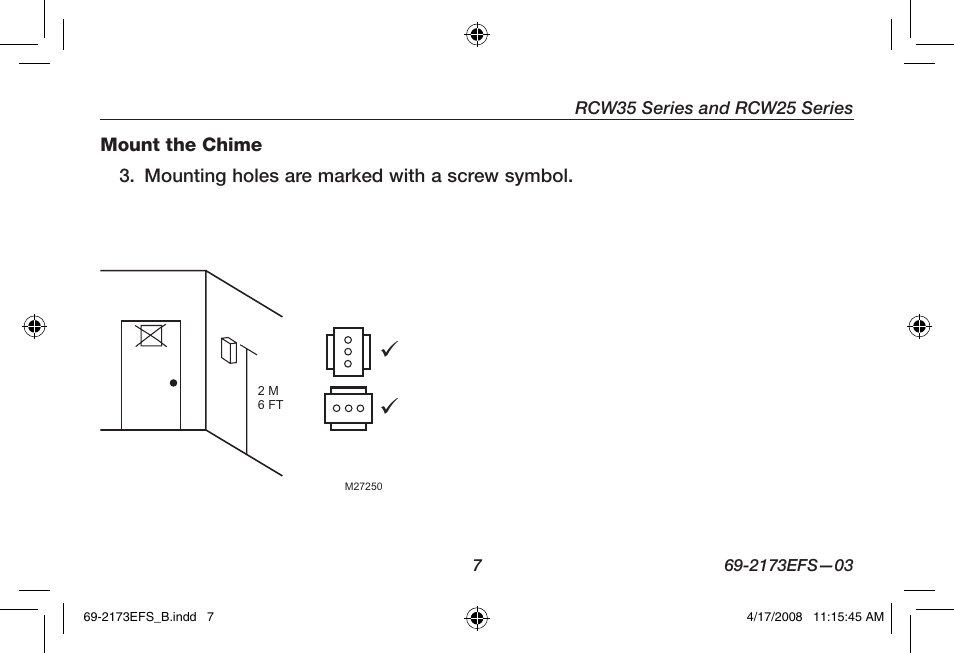 Honeywell RCW25 User Manual | Page 9 / 68