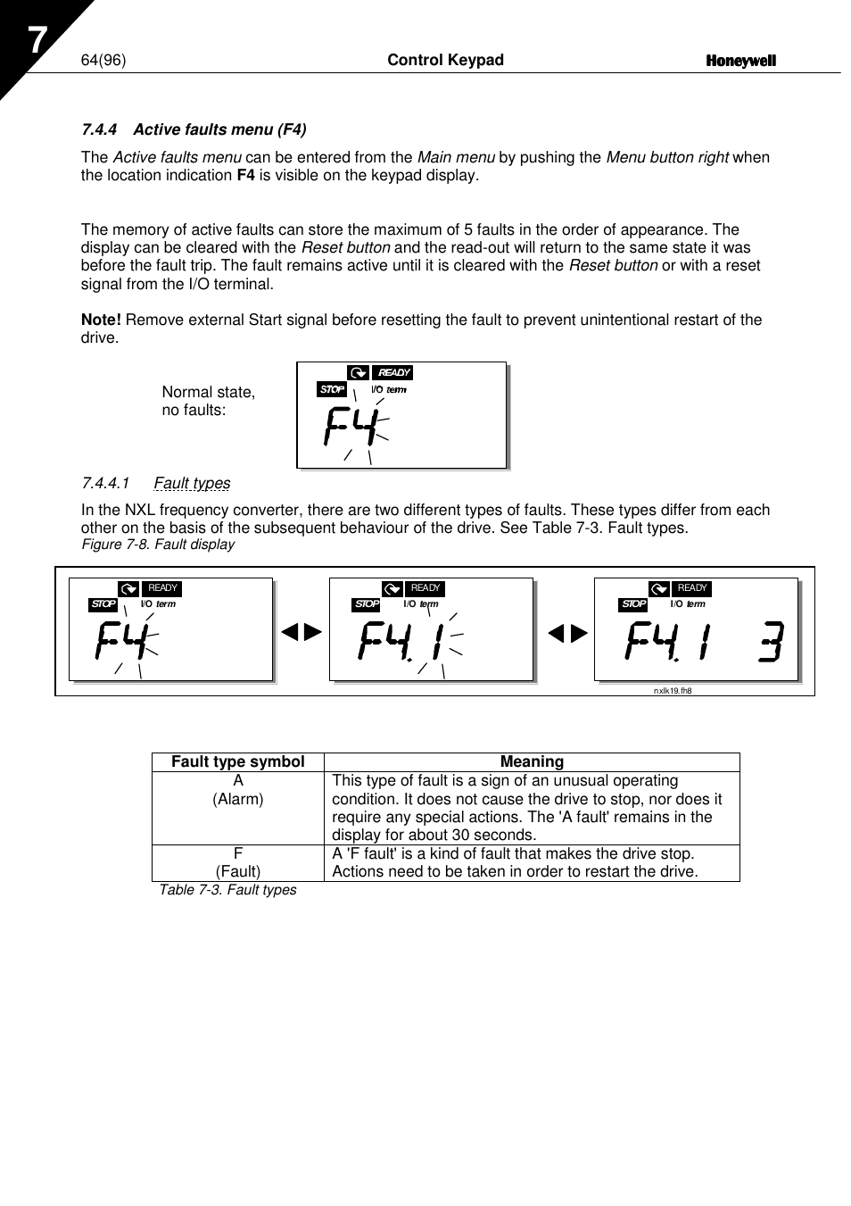 Honeywell NXL User Manual | Page 64 / 96
