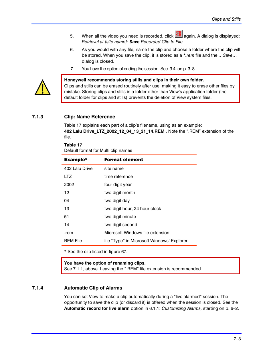 Honeywell RAPID EYE K5404V9 User Manual | Page 89 / 144