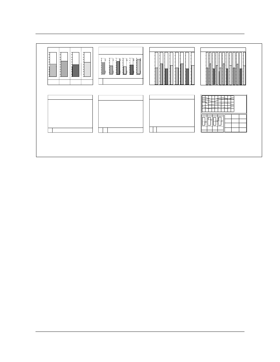 Deg f, Deg c, A temp 1 high 6 point vertical bar graph (v_6_bar) | 8 point vertical bar graph (v_8_bar), 12 point vertical bar graph (v_12_bar), A temp 1 high, Storage status (storage) totalizers, A d disk full totalizer (totalizr), A d disk full, Alarm summary (alarmsum) | Honeywell VRX180 User Manual | Page 165 / 294