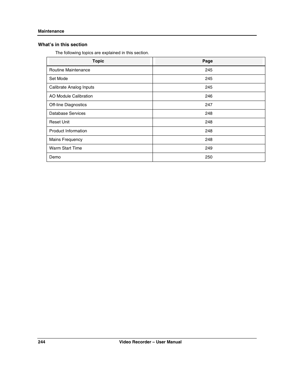 Honeywell VRX180 User Manual | Page 258 / 294