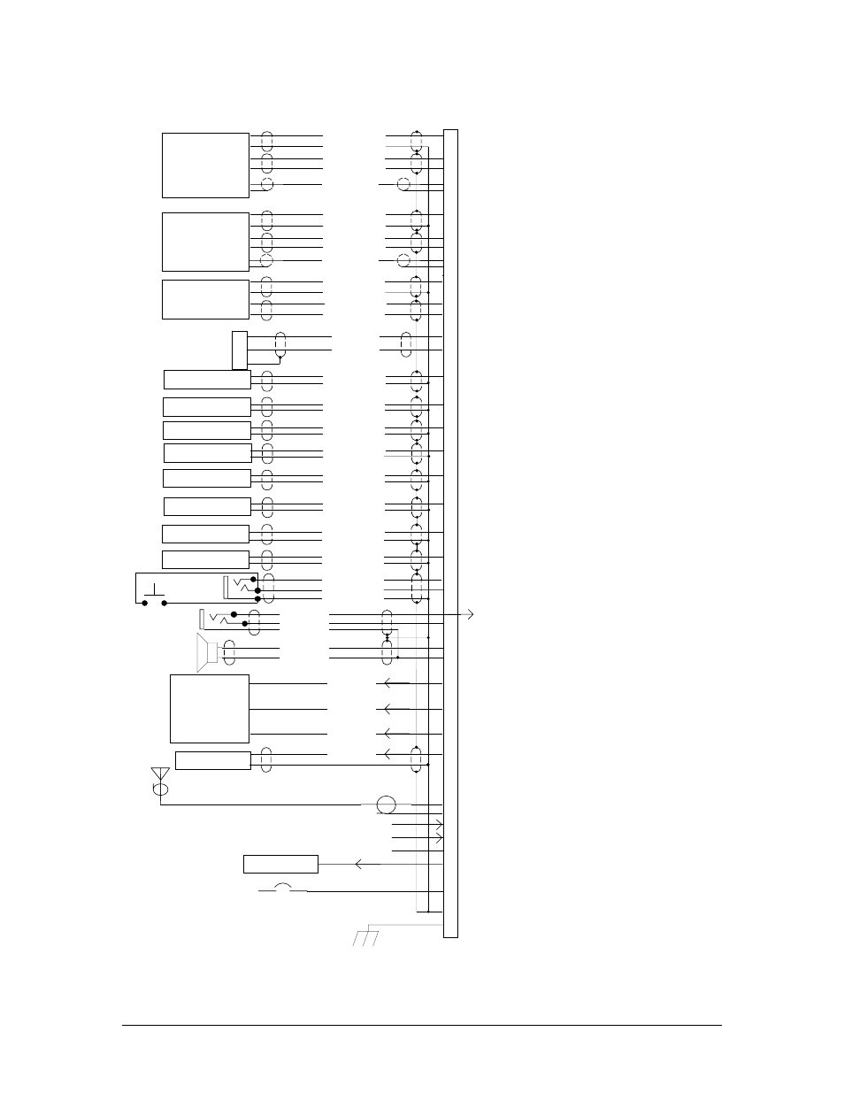Appendix b bottom connector interconnect, Bendix/king, Bottom connector, j1 | Honeywell KMA28 User Manual | Page 32 / 35