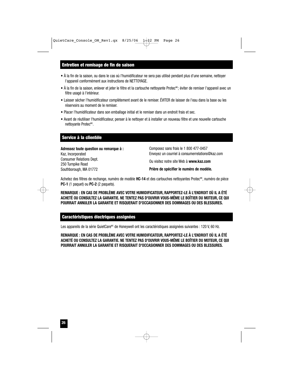 Honeywell HCM-6009 User Manual | Page 26 / 48