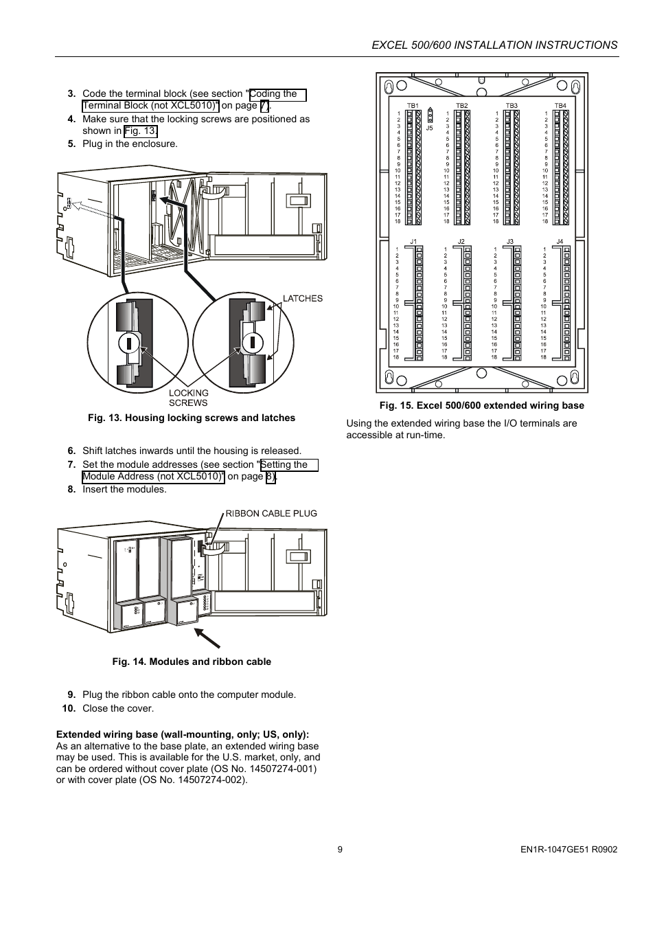 Honeywell Excell 500/600 Controll System 500-XCL5010 User Manual | Page 9 / 48
