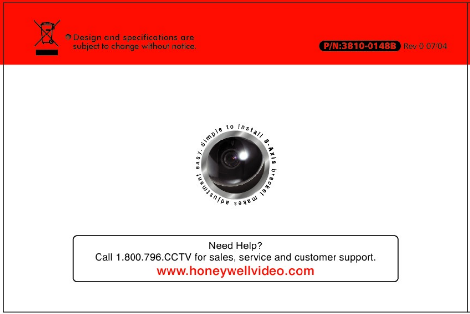 Honeywell HD61 User Manual | Page 40 / 40