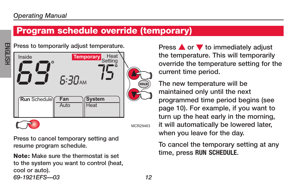 Honeywell FocusPRO TH6000 Series User Manual | Page 14 / 80