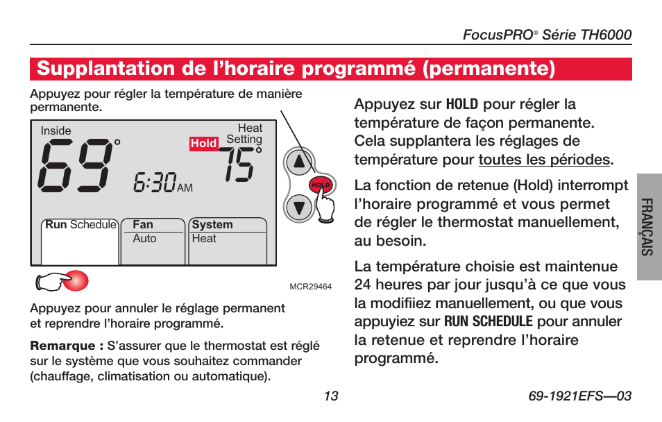Honeywell FocusPRO TH6000 Series User Manual | Page 41 / 80