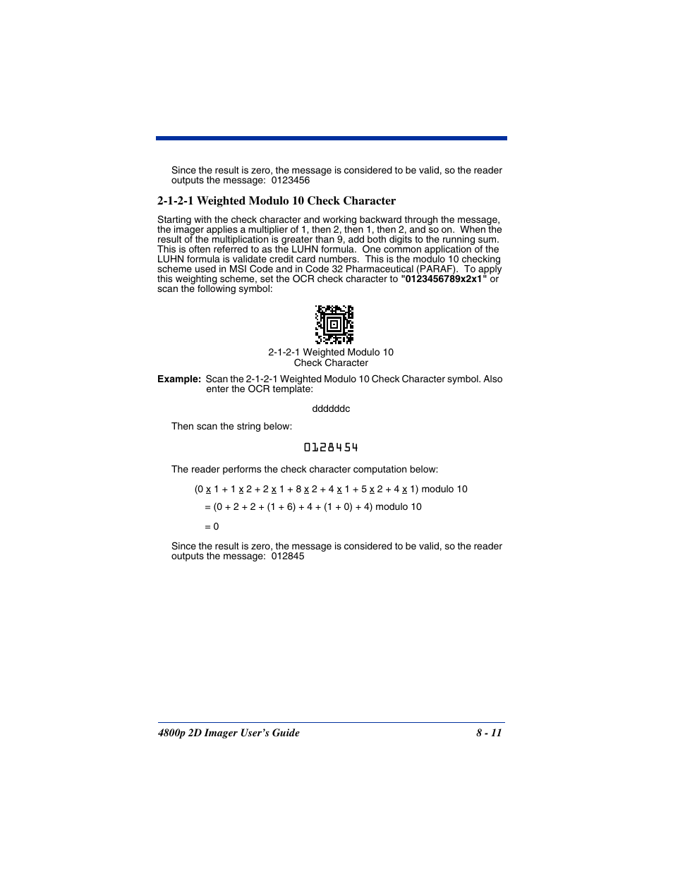Hand Held Products 2D IMAGER 4800P User Manual | Page 123 / 184
