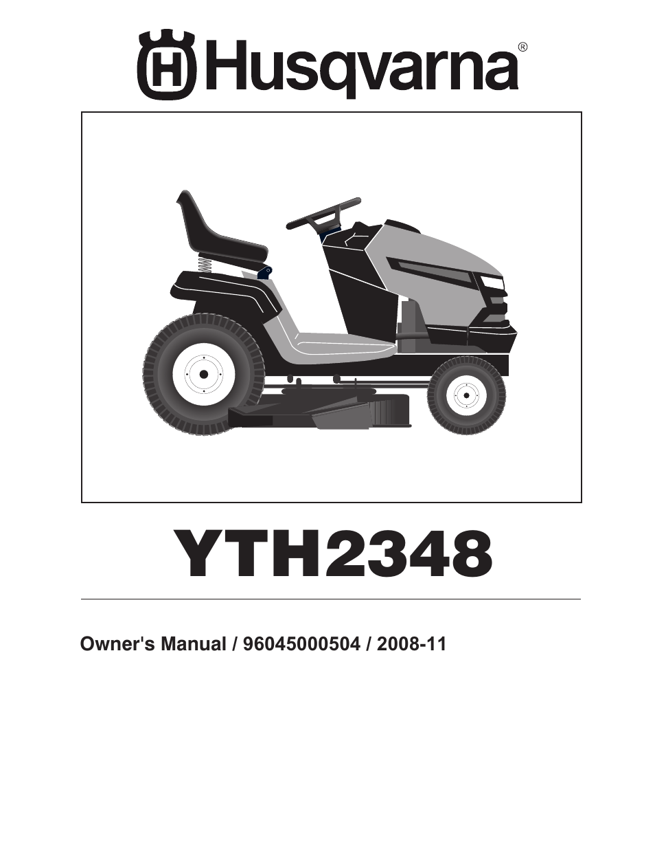 Husqvarna 96045000504 User Manual | 48 pages