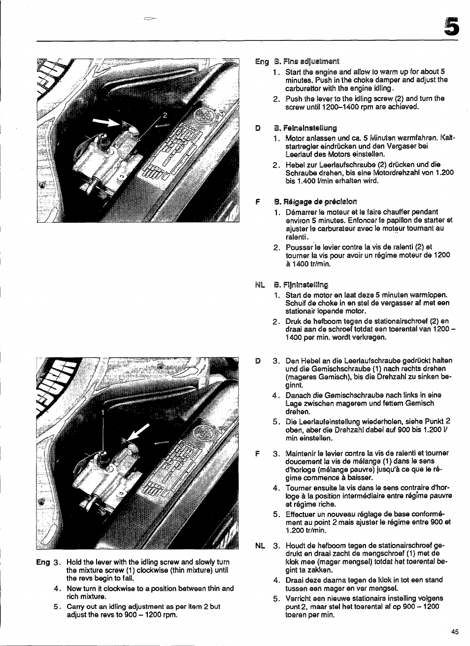 Husqvarna 1000-14 User Manual | Page 47 / 68