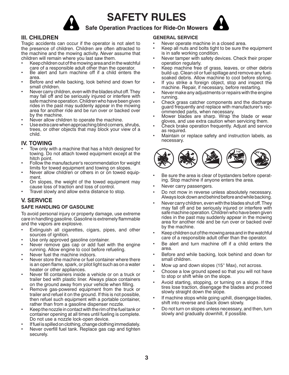 Safety rules | Husqvarna 532 42 41-94 User Manual | Page 3 / 45