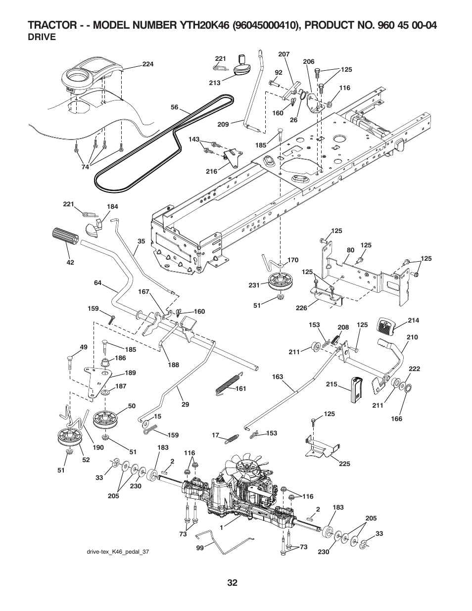 Drive | Husqvarna 532 42 41-94 User Manual | Page 32 / 45