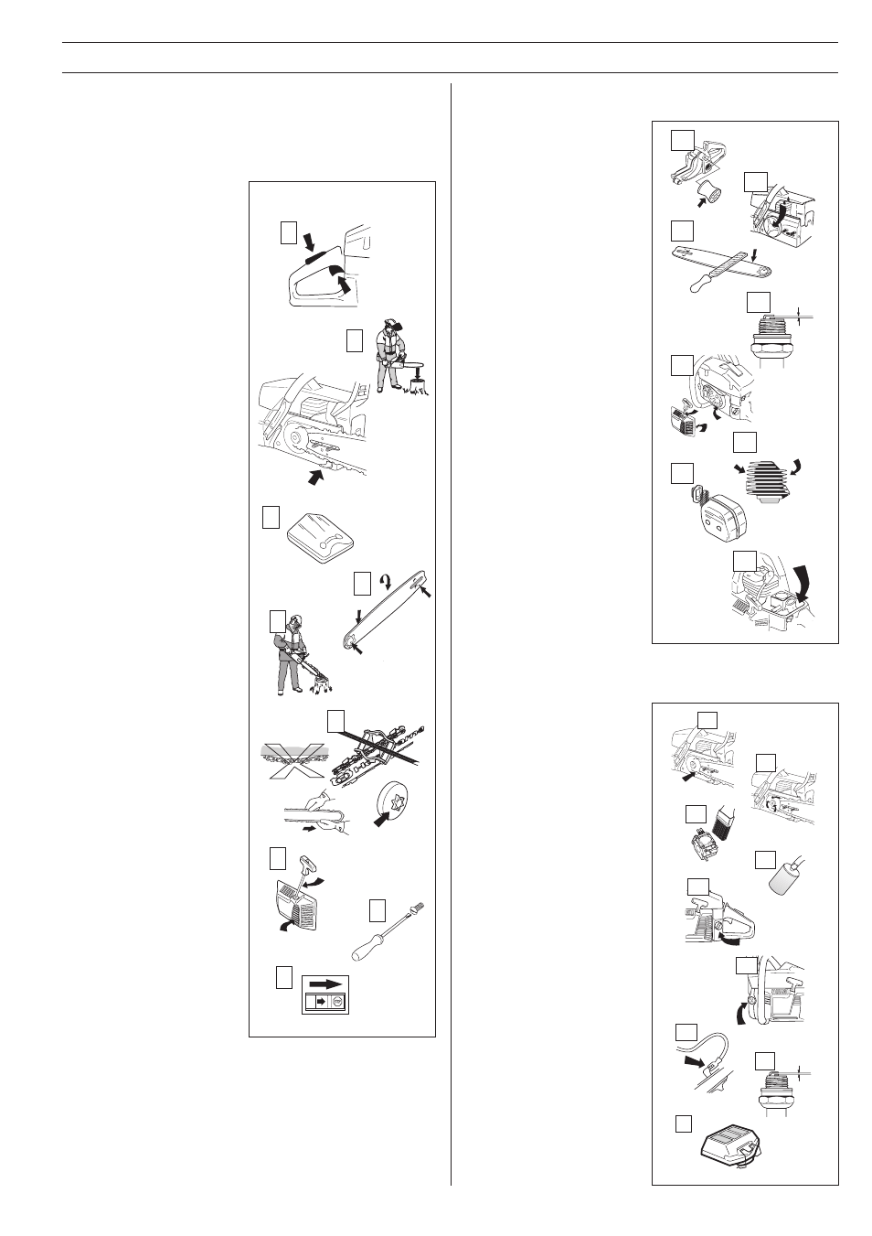 Maintenance, Weekly maintenance, Daily maintenance | Monthly maintenance | Husqvarna 362XP User Manual | Page 33 / 36