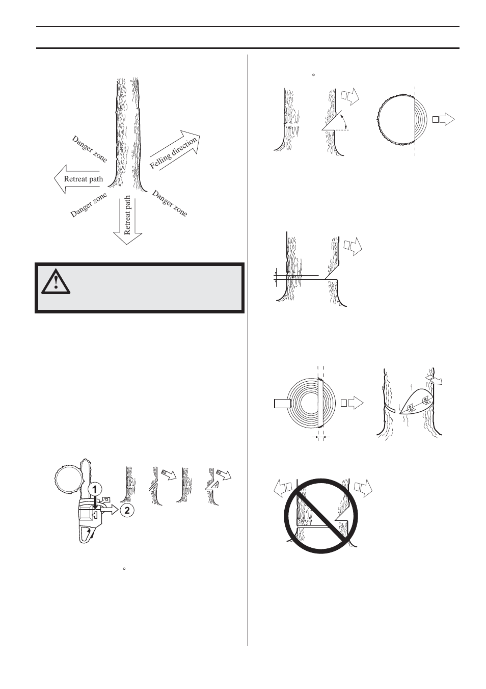 Working techniques | Husqvarna 359G E-tech User Manual | Page 27 / 44