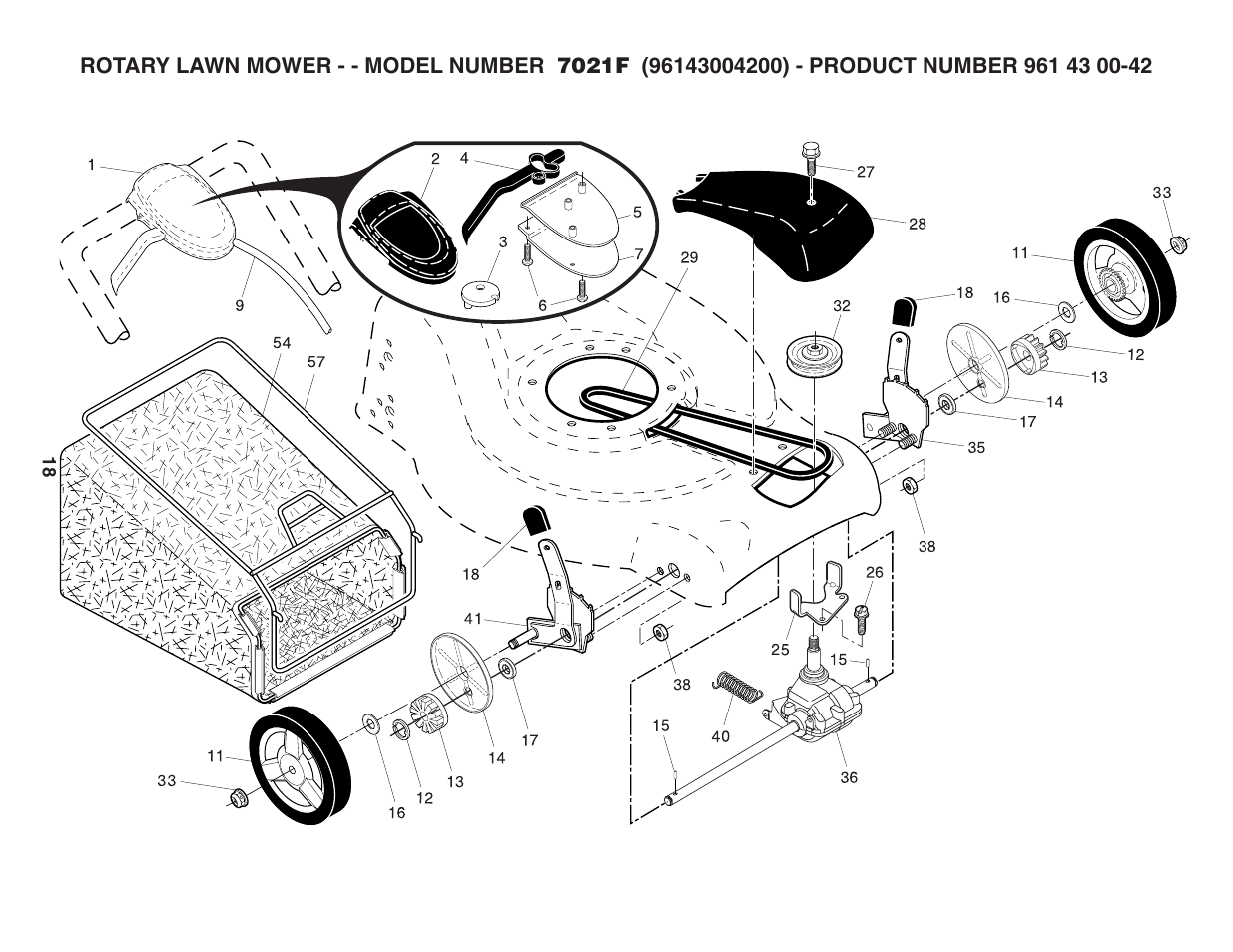 Husqvarna 7021F User Manual | Page 18 / 21