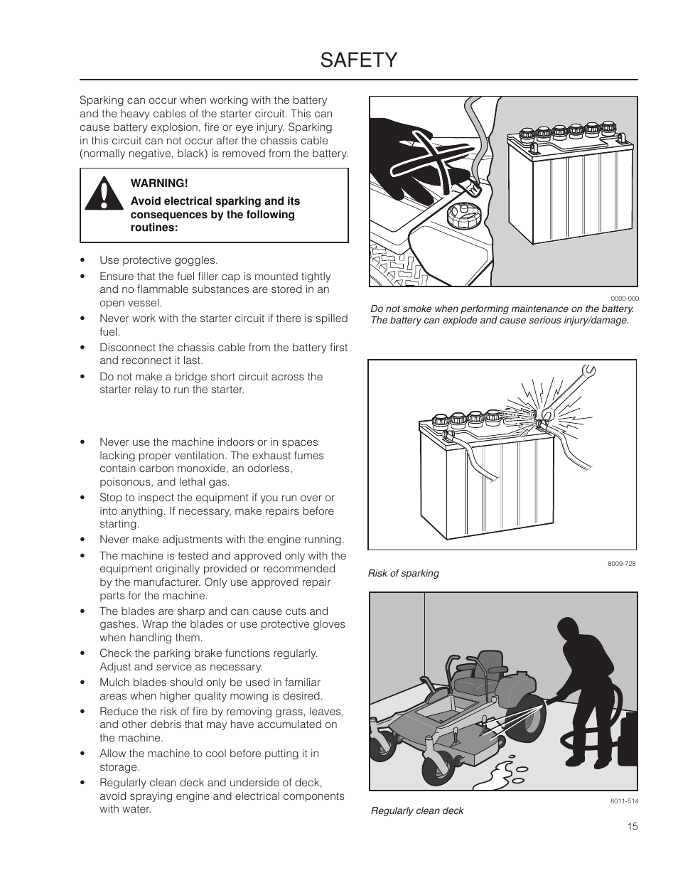 Safety | Husqvarna 966553901 User Manual | Page 15 / 72