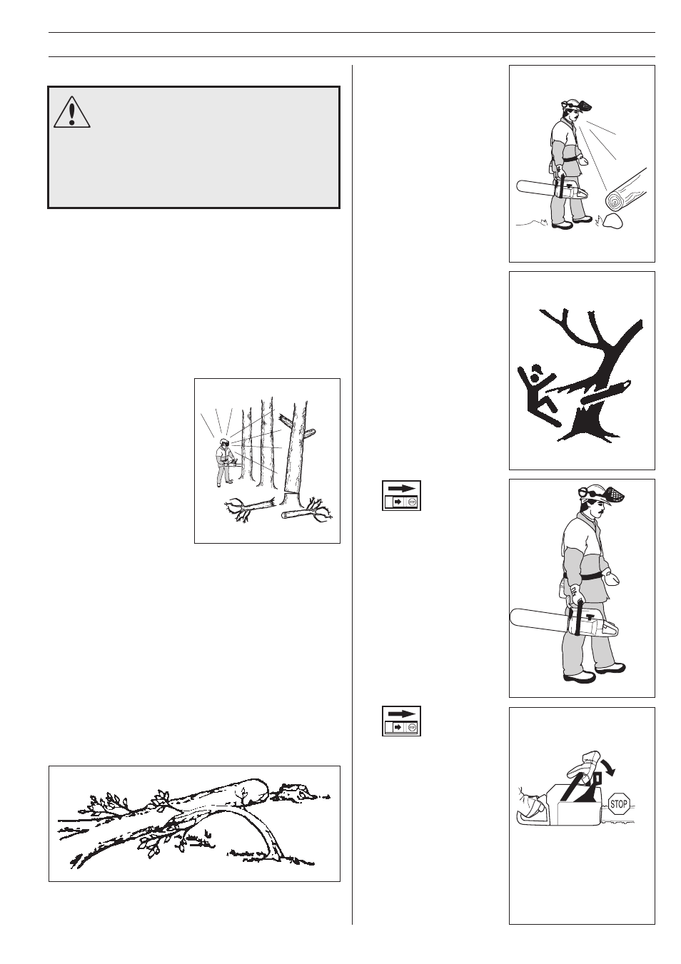 Safety instructions, General working instructions | Husqvarna 42 User Manual | Page 19 / 36