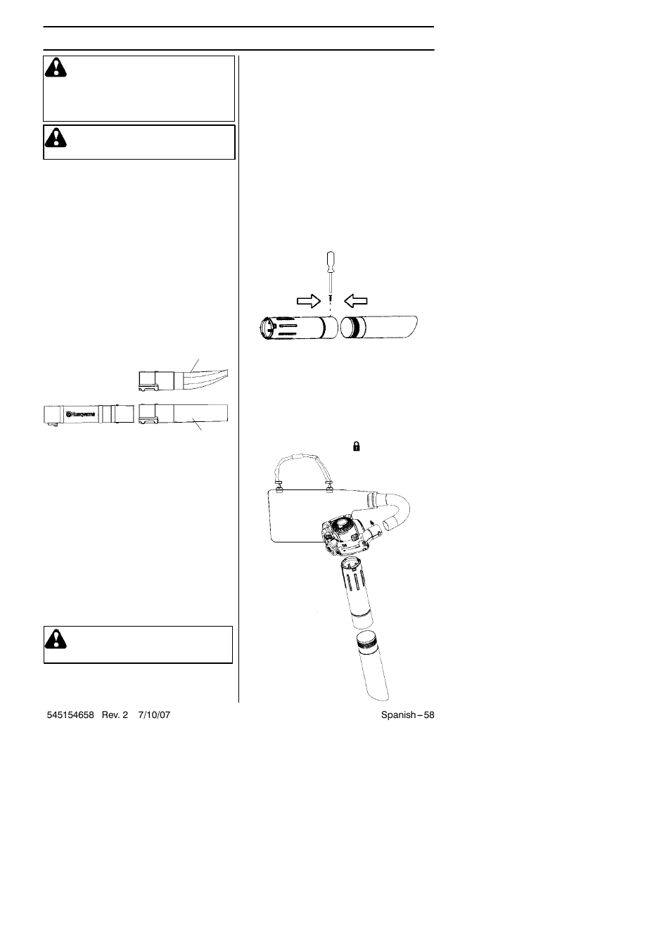 Manejo | Husqvarna 125B User Manual | Page 37 / 47