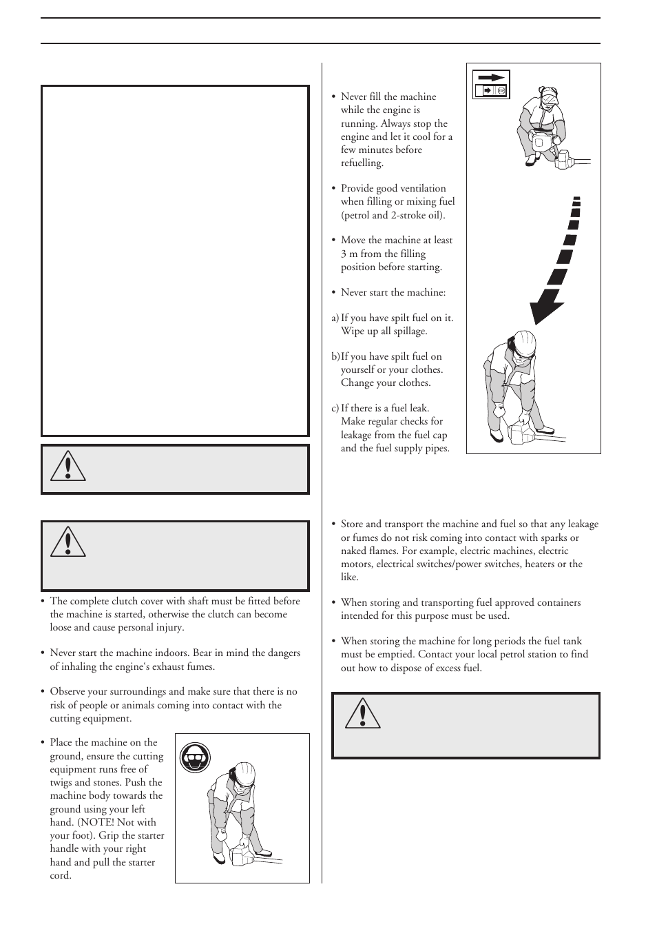 Safety instructions, General safety instructions | Husqvarna 240L User Manual | Page 8 / 24
