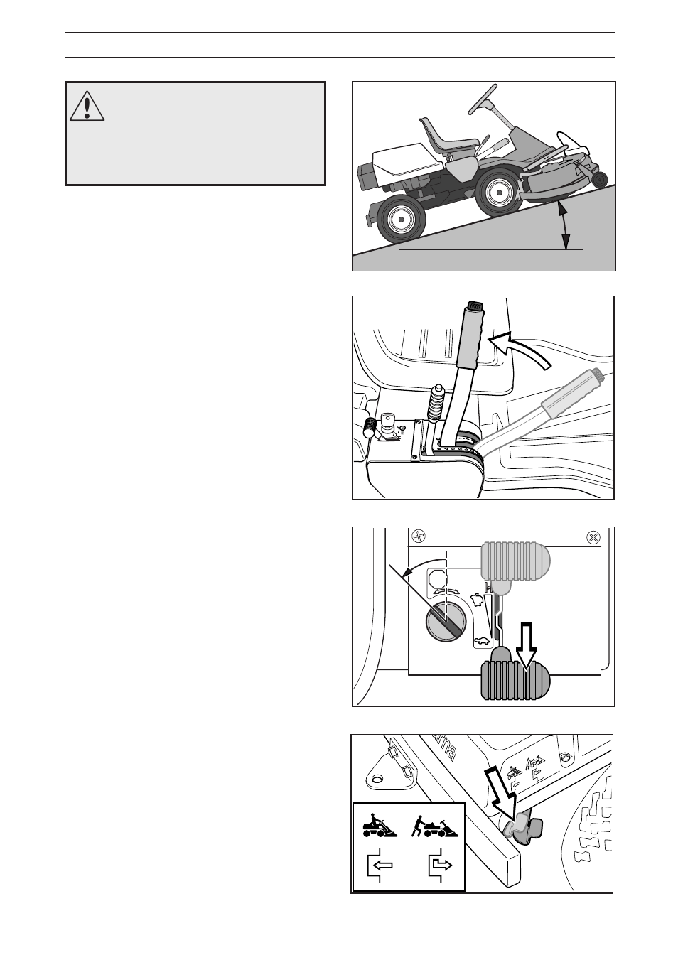 Driving | Husqvarna 16 H User Manual | Page 17 / 40