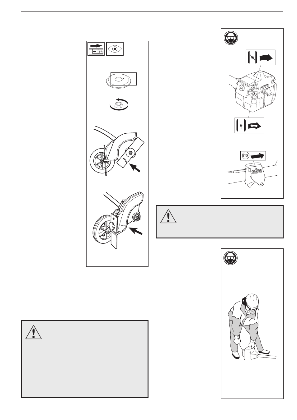 Start and stop | Husqvarna 225E User Manual | Page 15 / 24