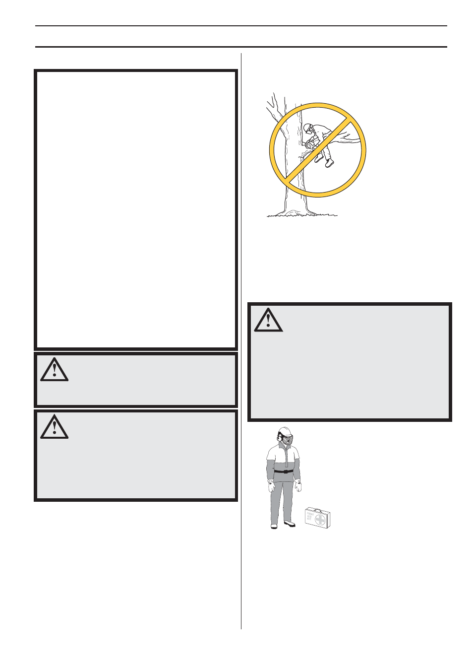 Important, Utilisez toujours votre bon sens, Équipement de protection personnelle | Instructions générales de sécurité, Important! utilisez toujours votre bon sens | Husqvarna 455e Rancher User Manual | Page 51 / 140