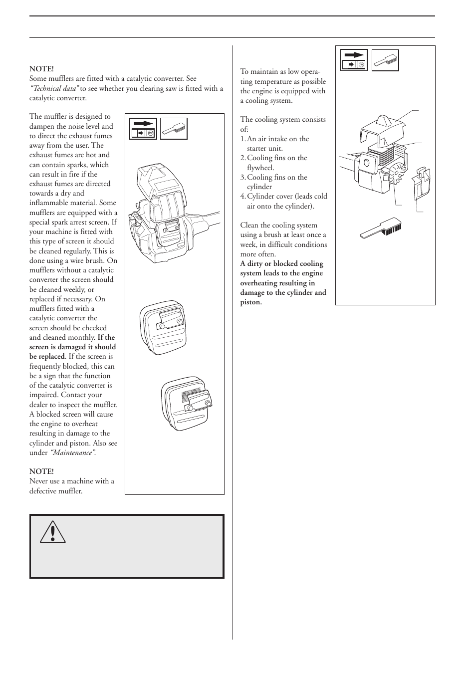 Maintenance | Husqvarna 225R User Manual | Page 26 / 36