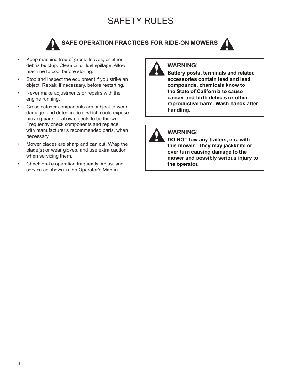 Safety rules | Husqvarna 2009-01 User Manual | Page 5 / 21