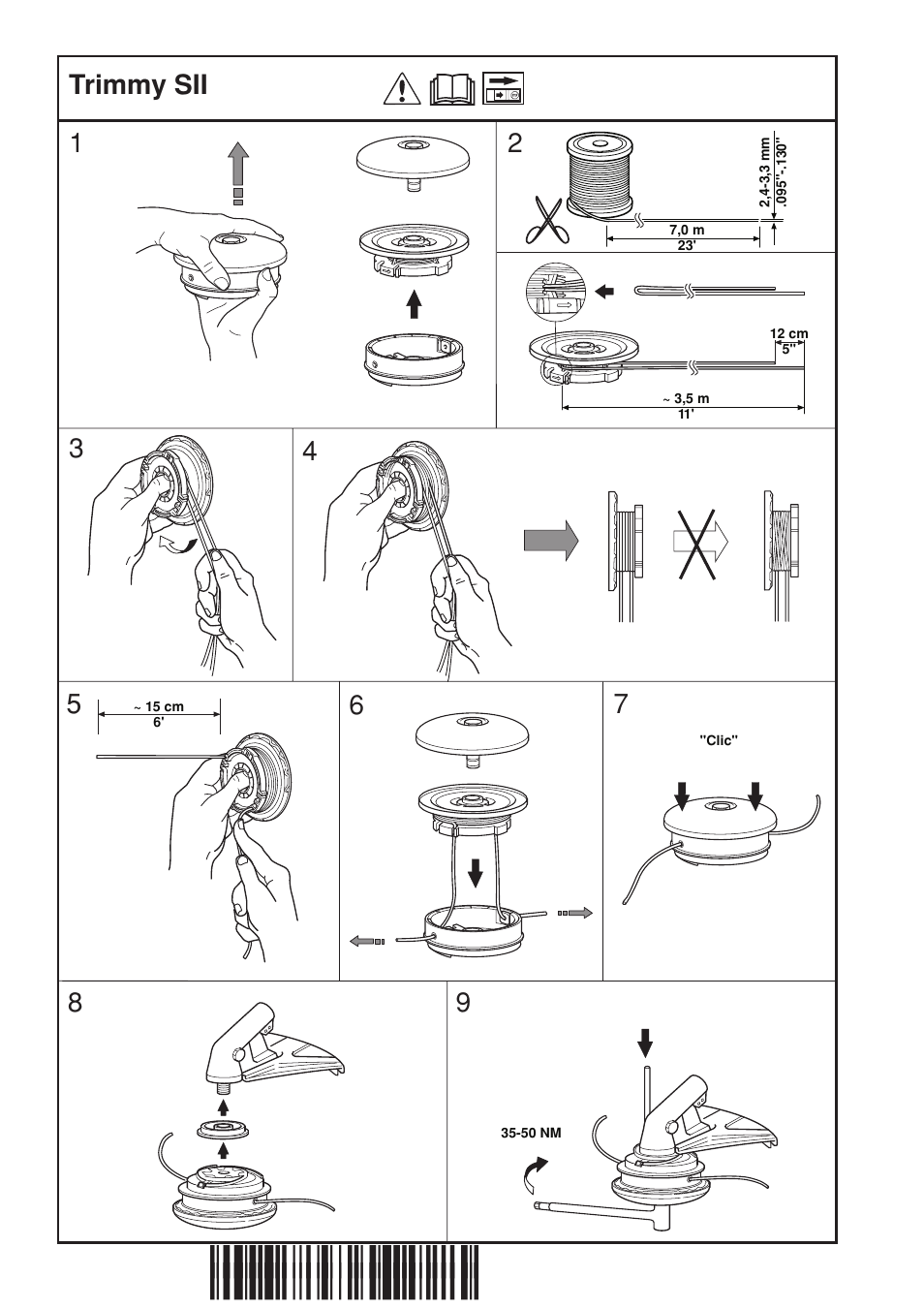 Z+rcq¶5æ, Trimmy sii | Husqvarna 335R User Manual | Page 38 / 40