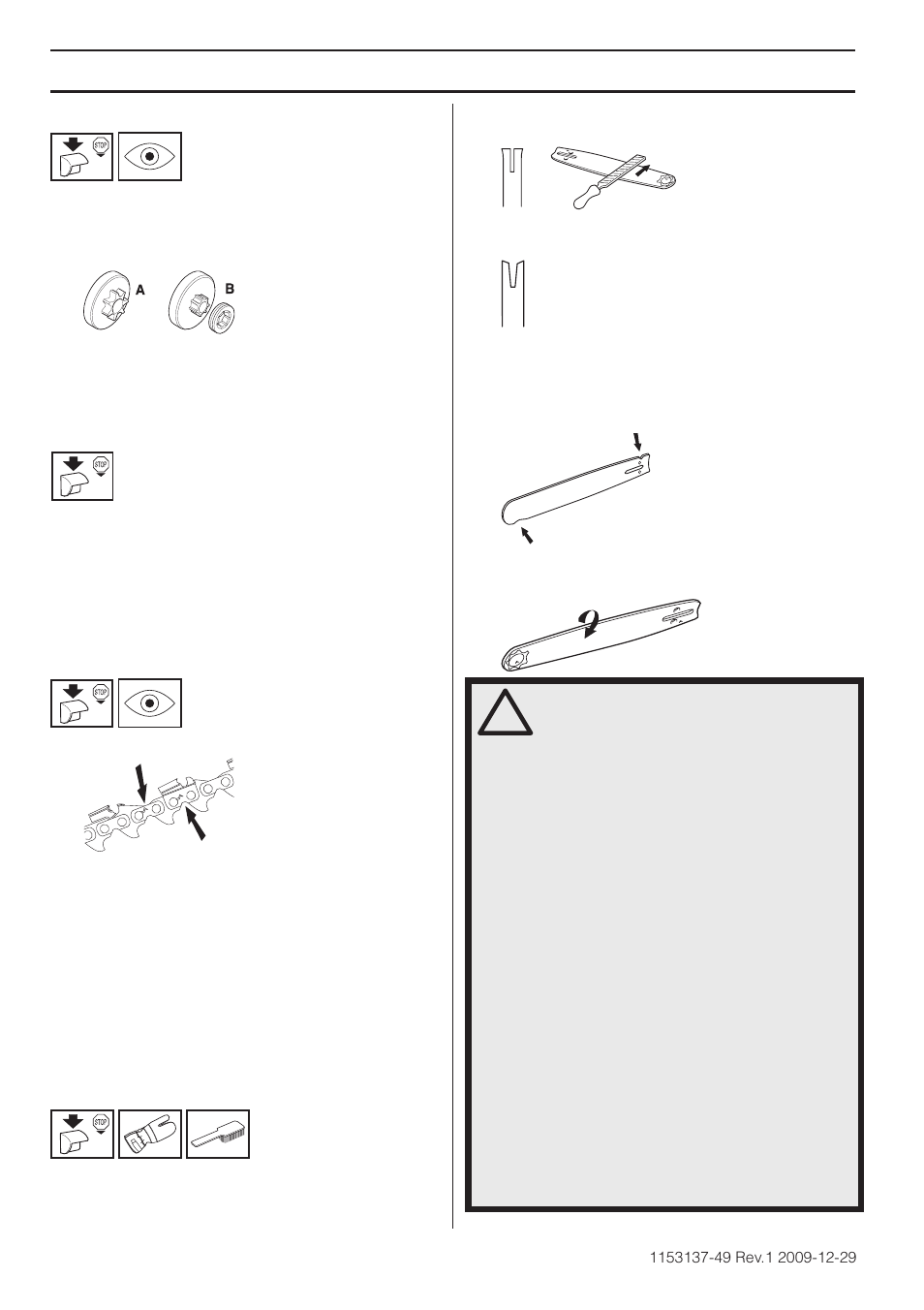 Instrucciones generales de seguridad | Husqvarna 460 Rancher User Manual | Page 102 / 132