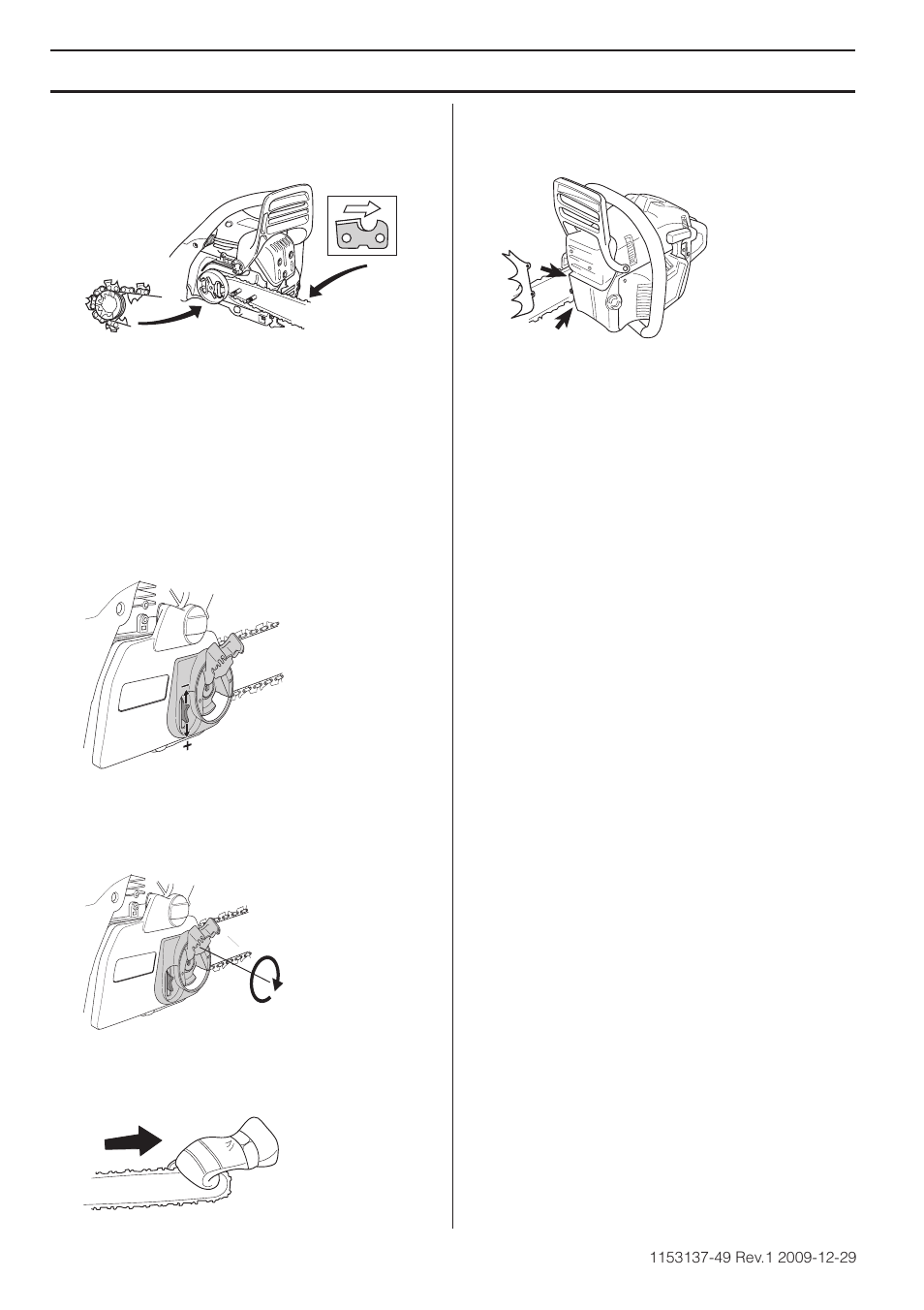 Montaje del apoyo de corteza, Montaje | Husqvarna 460 Rancher User Manual | Page 104 / 132