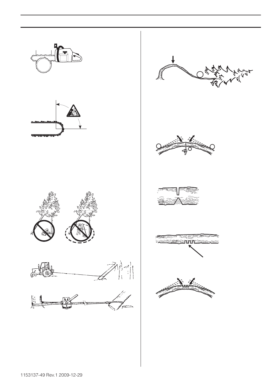 Tratamiento de una tala fallida, Tecnica de trabajo | Husqvarna 460 Rancher User Manual | Page 115 / 132