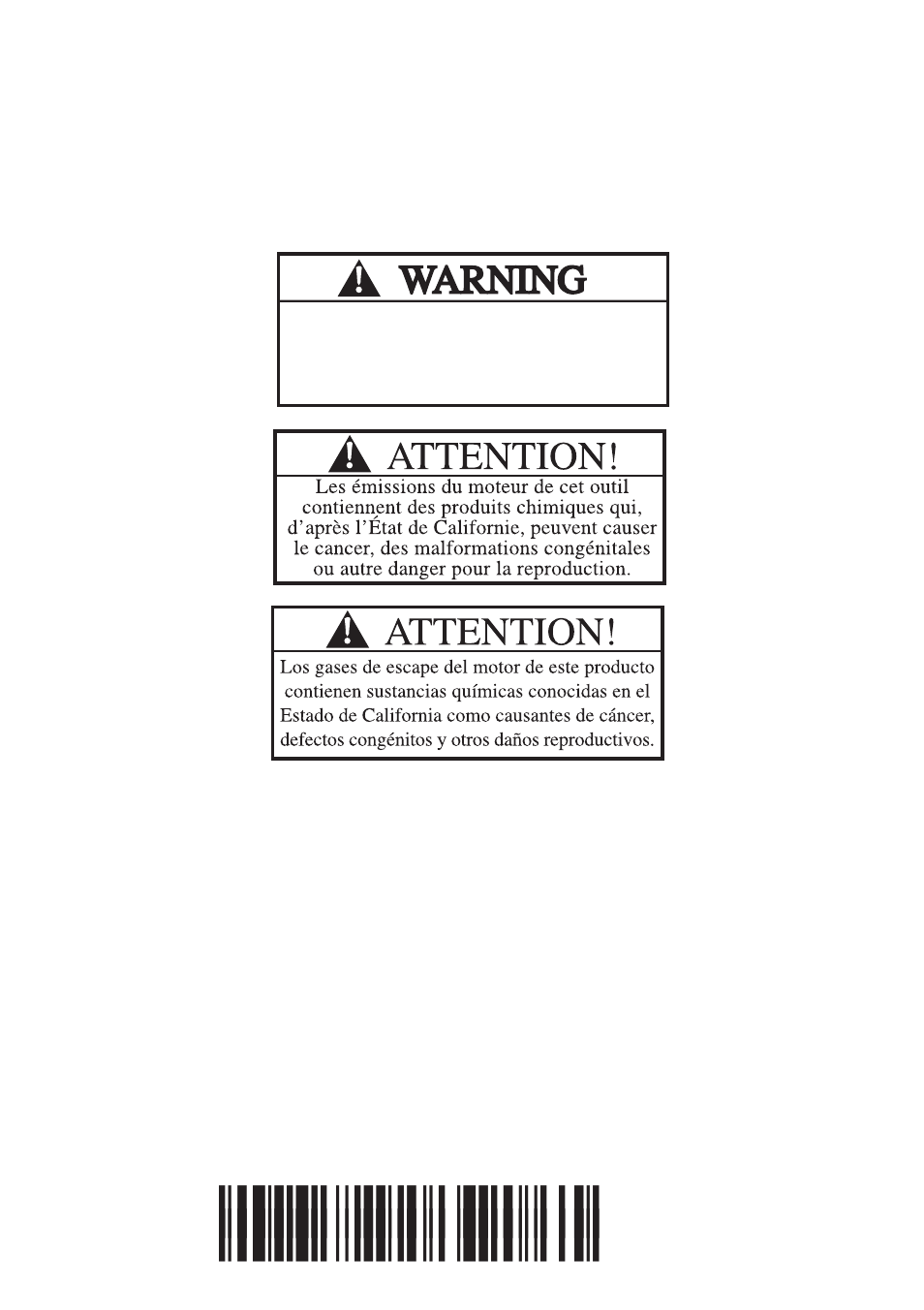 Original instructions, Instructions d’origine, Instrucciones originales | Z+u-_¶2a | Husqvarna 460 Rancher User Manual | Page 132 / 132