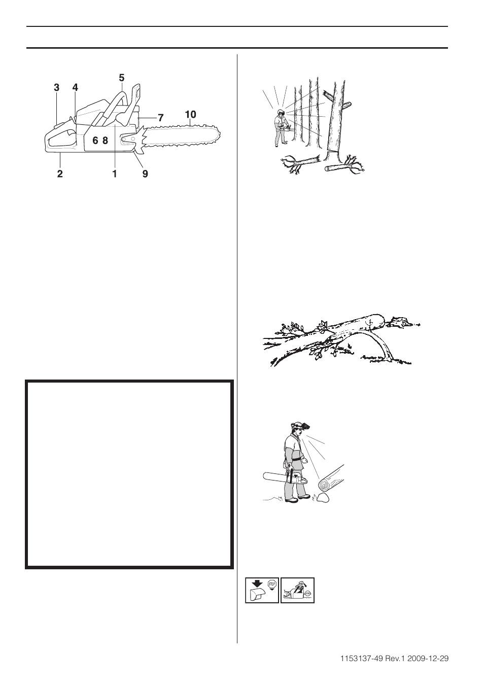 Before use, General working instructions, Basic safety rules | Working techniques | Husqvarna 460 Rancher User Manual | Page 24 / 132