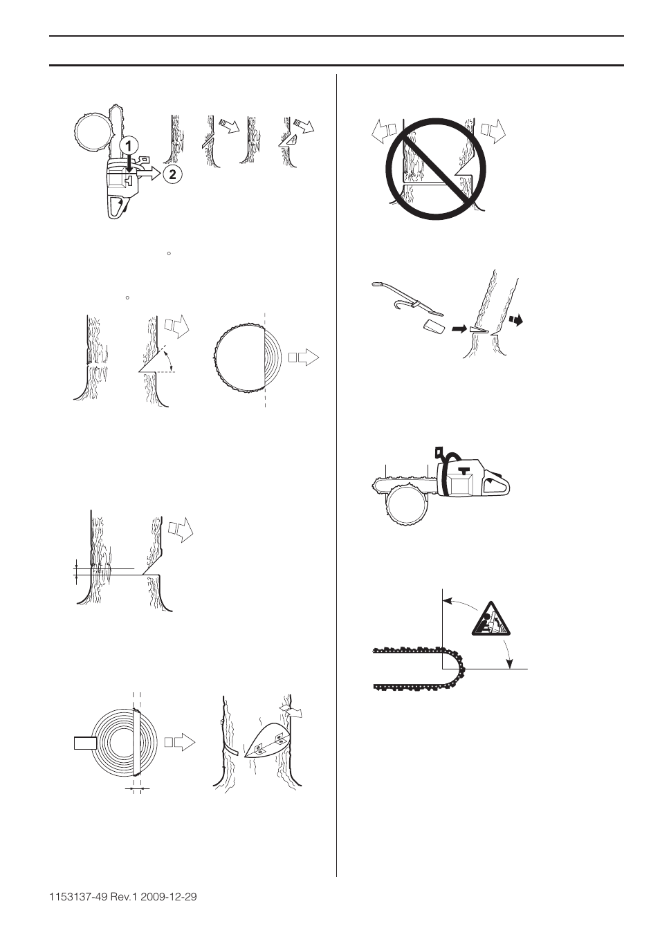 Working techniques | Husqvarna 460 Rancher User Manual | Page 29 / 132