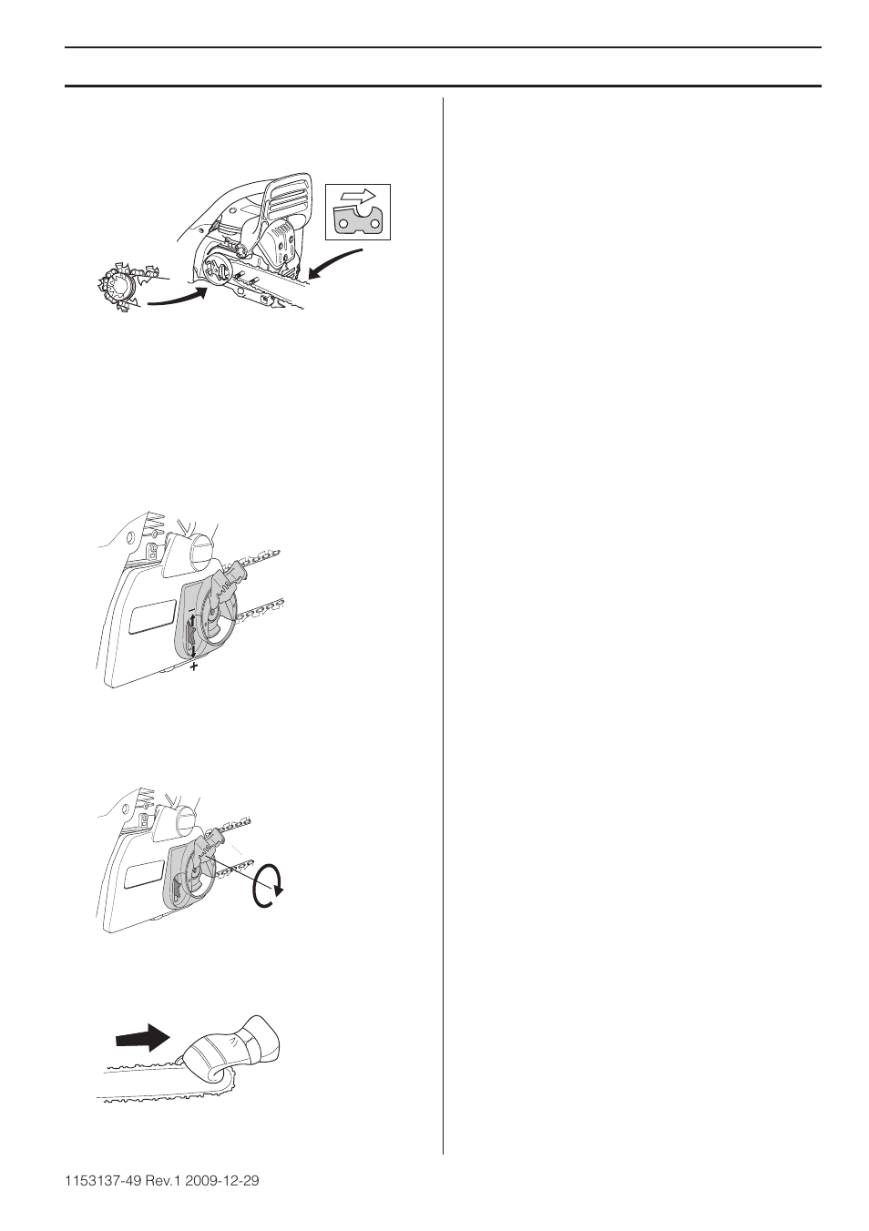 Montage | Husqvarna 460 Rancher User Manual | Page 61 / 132